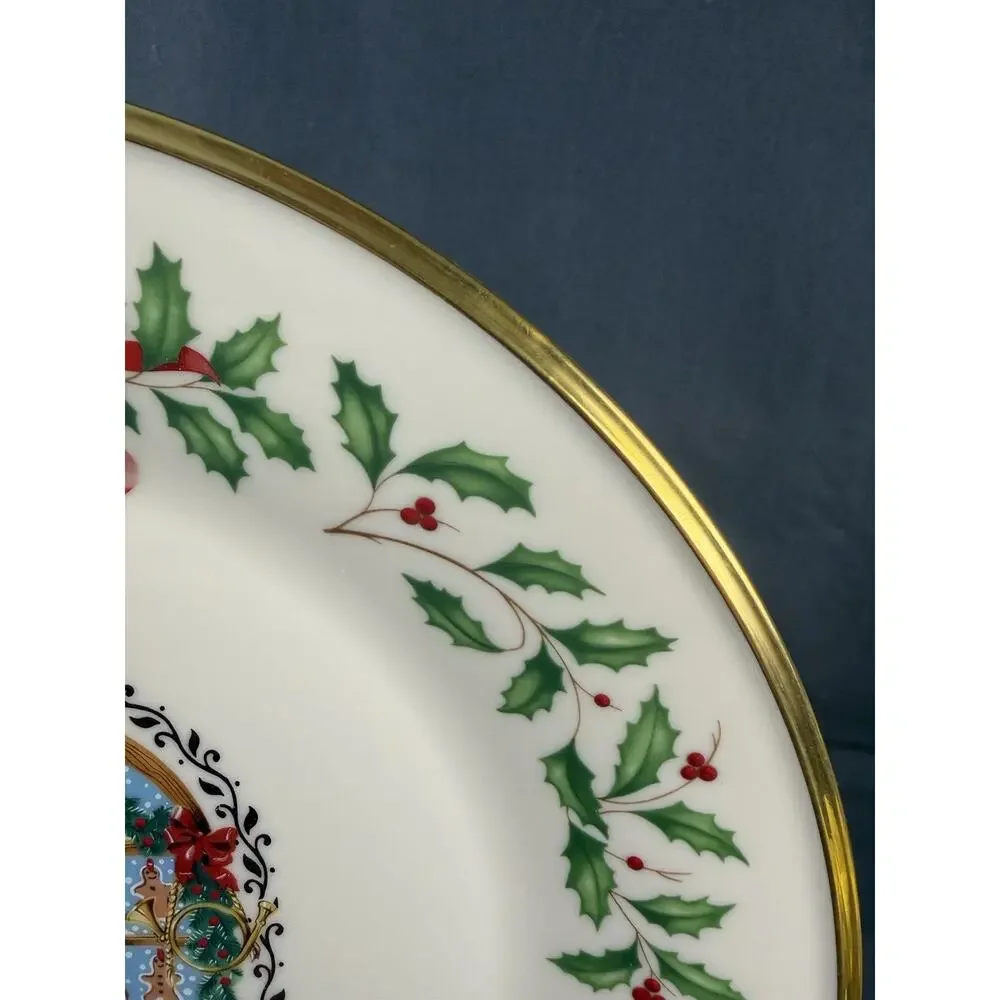 Lenox Holiday Annual Collectors Plate 1995, 5th in Series, 11 1/2